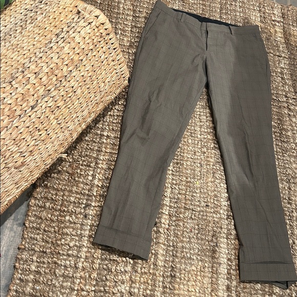 All Saints Men’s “Troy Trouser” Charcoal Checkered Dress Pant Size 32 - Picture 2 of 9